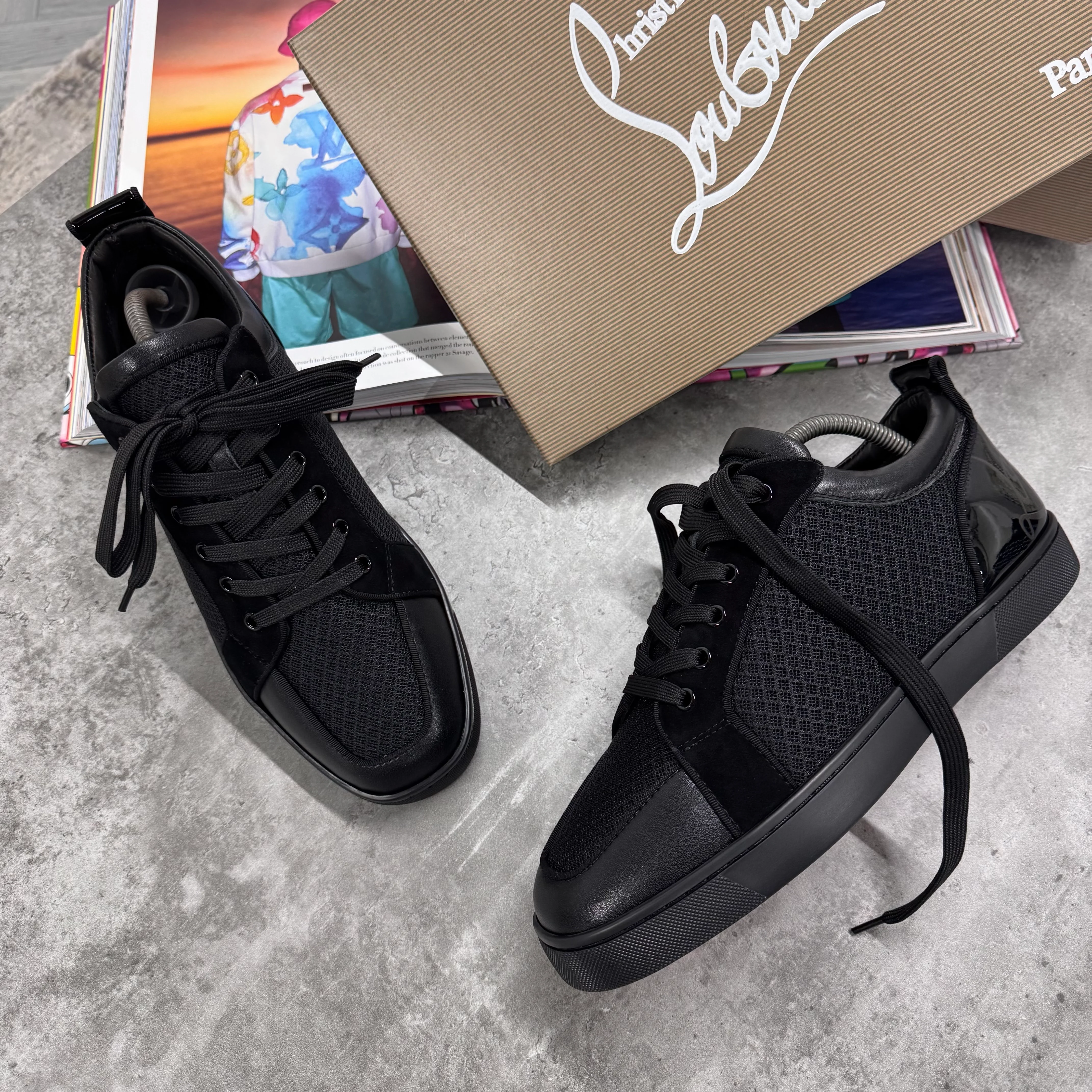 LOUB TRAINERS - BLACK - Image 3