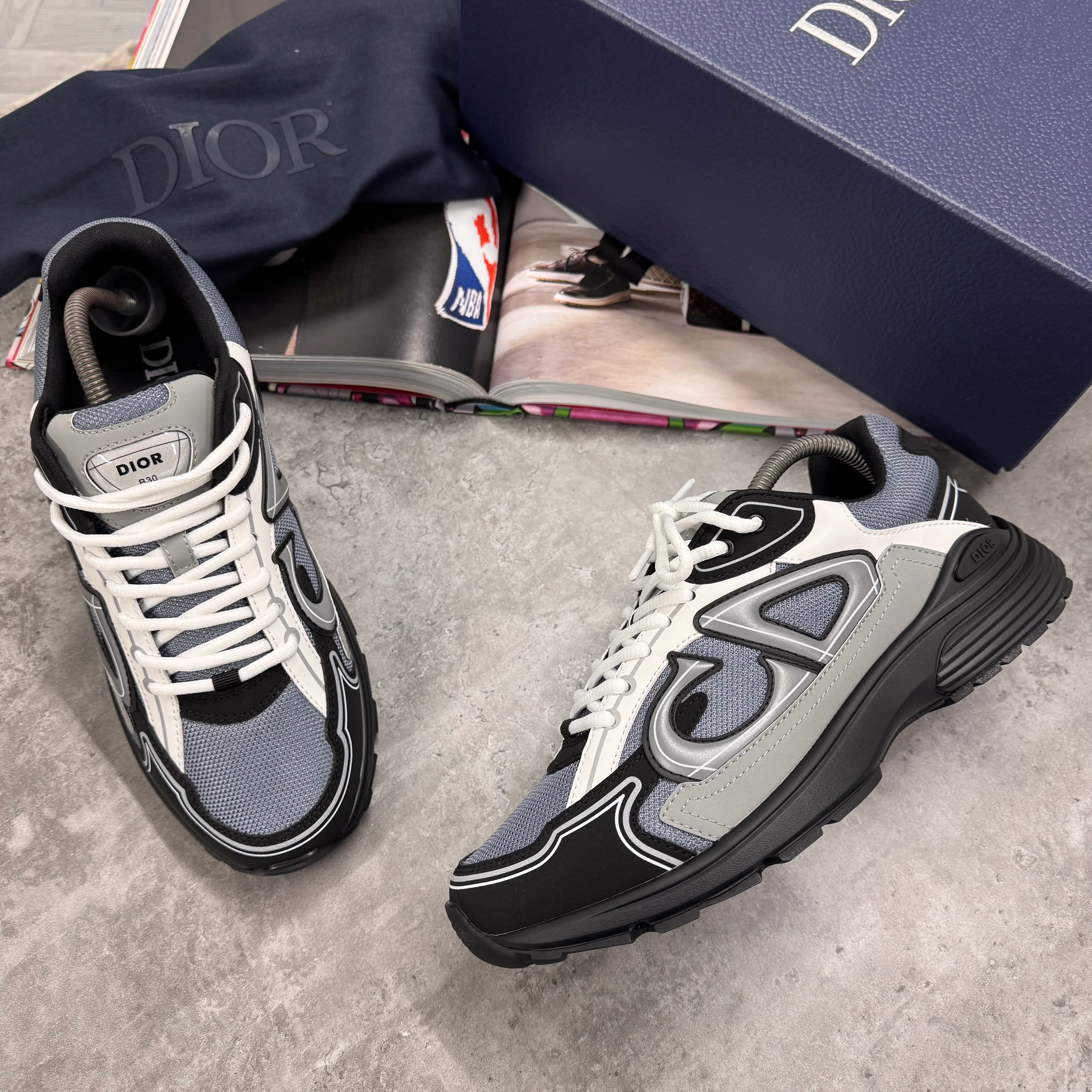 B30 TRAINERS - BLACK / GREY - Image 3